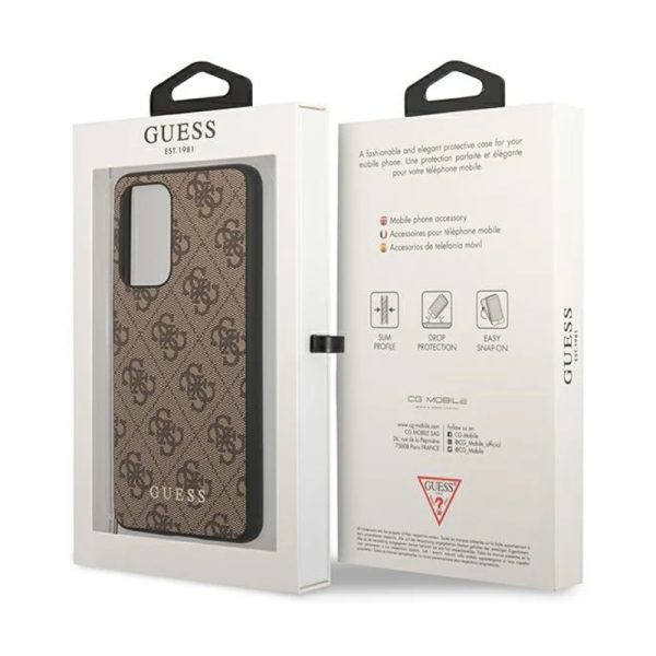 Ovitek GUESS GUHCA53GF4GBR A53 5G A536 rjava