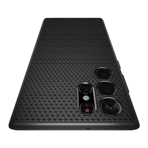 Ovitek Spigen Liquid Air za Samsung Galaxy S22 Ultra Matte Black