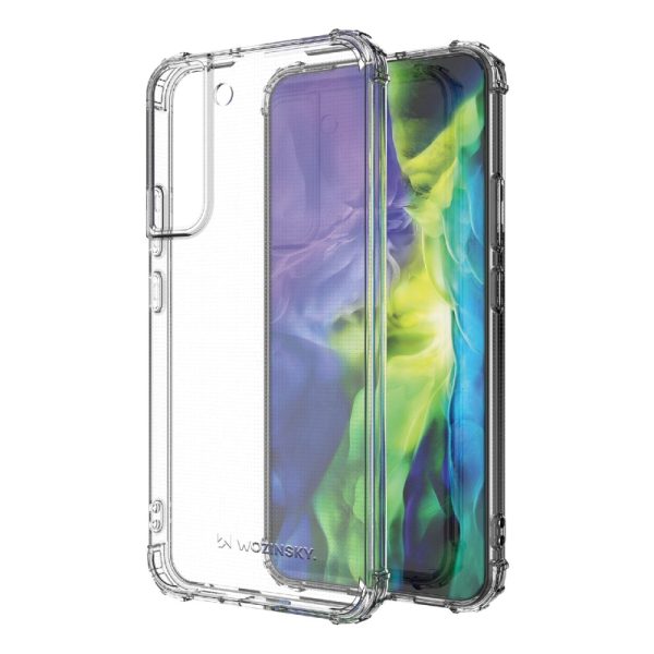Silikonski ovitek Wozinsky za Samsung S22+ prozoren