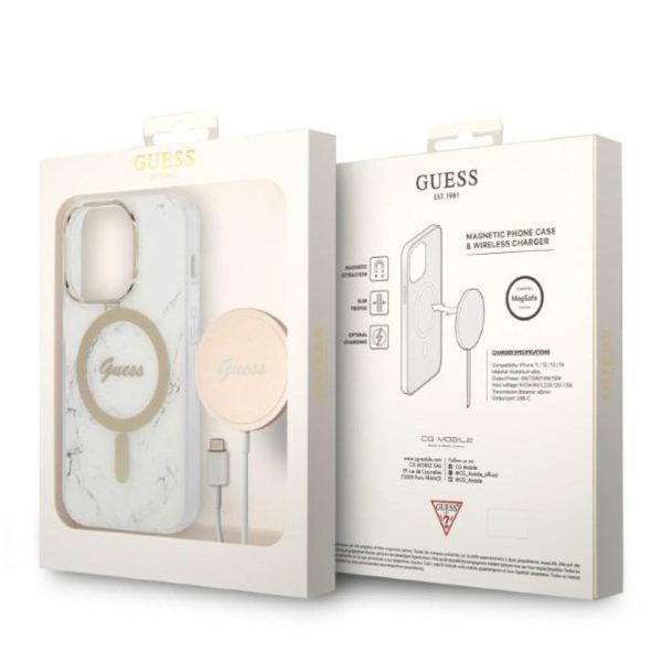 Ovitek GUESS iPhone 14 Pro + MagSafe Charger
