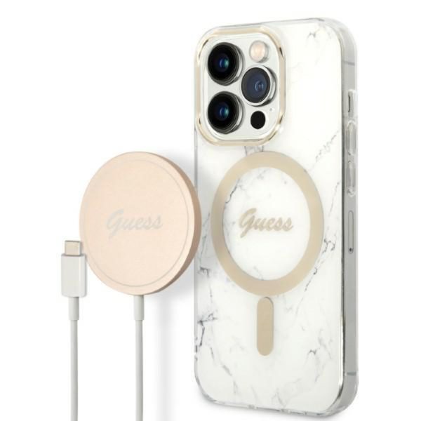 Ovitek GUESS iPhone 14 Pro + MagSafe Charger