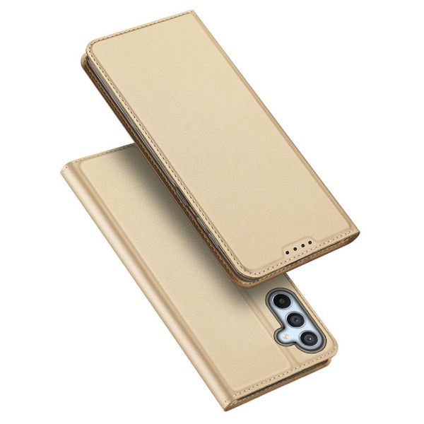 Preklopna torbica Dux Ducis Samsung A54 zlata
