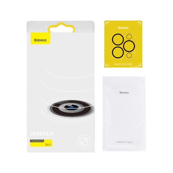 Baseus zaščitno steklo za kamero za iPhone 14 Pro/Pro Max