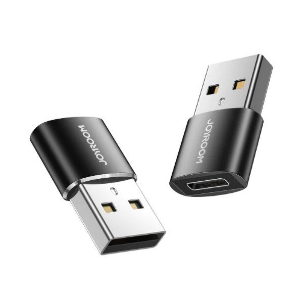 Joyroom USB-A/USB-C adapter Črn