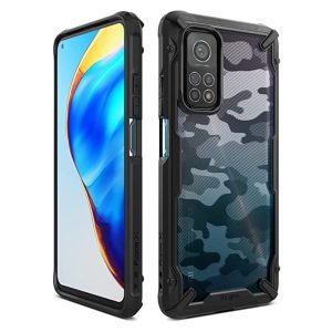 Ovitek Ringke Fusion X Xiaomi Mi 10T/10T Pro Vojaško črna