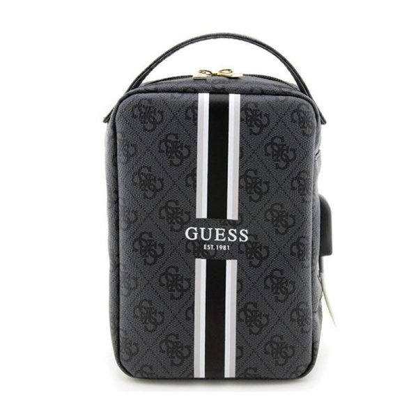 Guess torbica GUHBP4RPSK 4G Printed Stripes Black