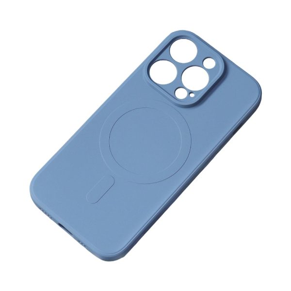 Silikonski ovitek za iPhone 15 Plus z MagSafe Navy Blue