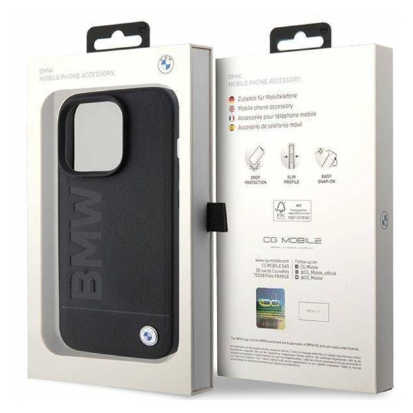 Ovitek BMW za Apple iPhone 15 Pro - črna