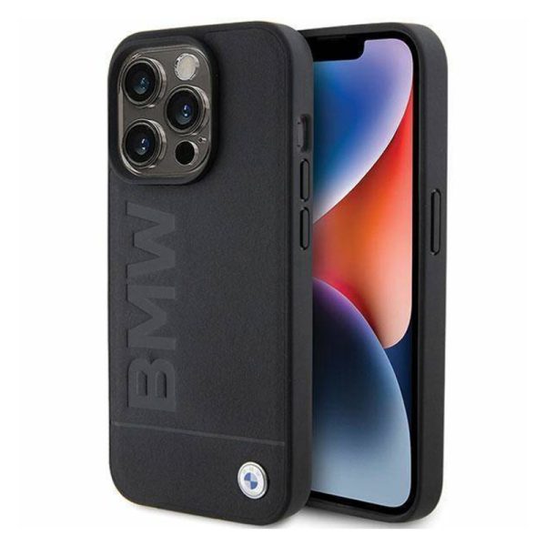 Ovitek BMW za Apple iPhone 15 Pro - črna