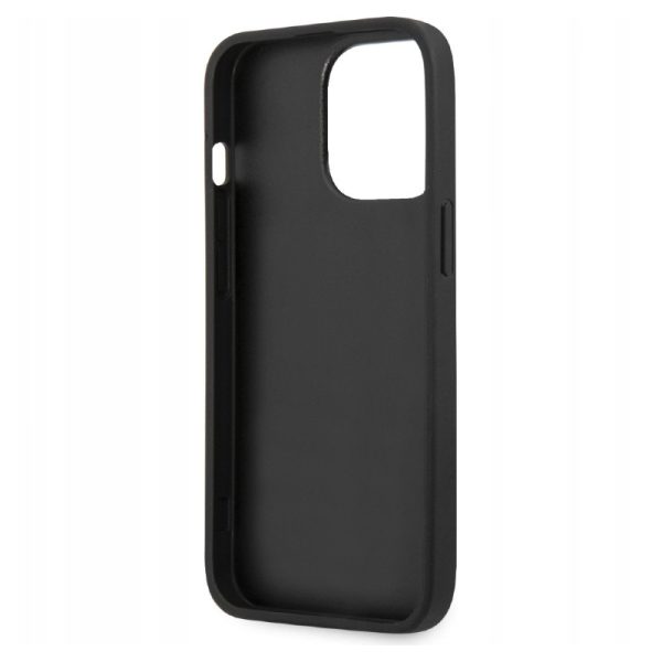 Ovitek Guess 4G Big Metal Logo za Apple iPhone 15 Plus - črna