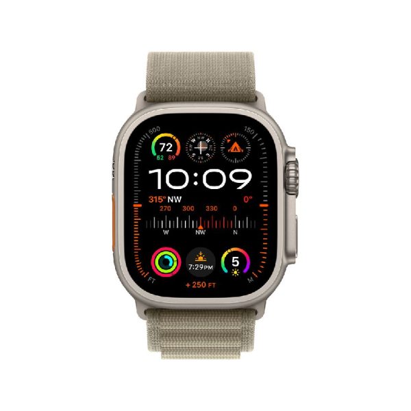 Apple Watch Series Ultra 2 GPS + Cellular 49mm Titanium Olive Alpine Loop - M