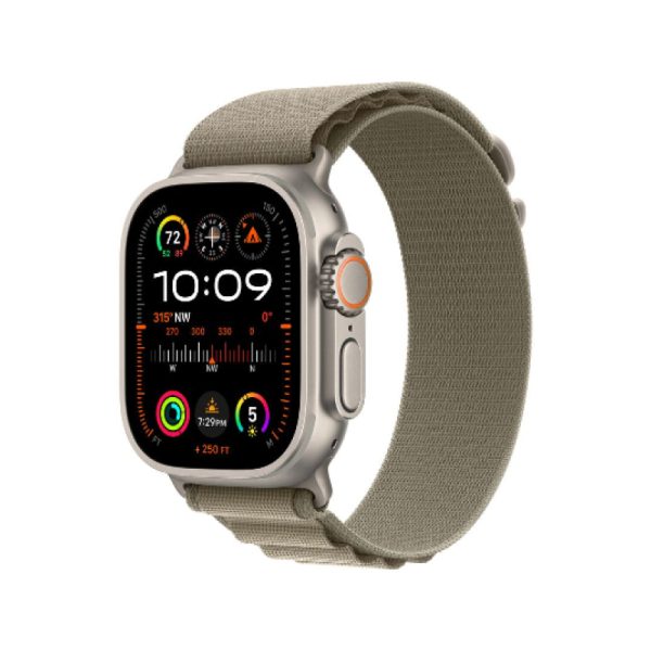 Apple Watch Series Ultra 2 GPS + Cellular 49mm Titanium Olive Alpine Loop - M