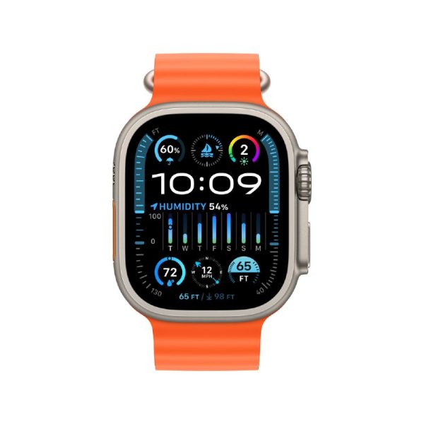 Apple Watch Series Ultra 2 GPS + Cellular 49mm Titanium with Orange Ocean Band