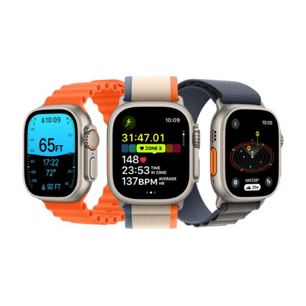 Apple Watch Series Ultra 2 GPS + Cellular 49mm Titanium with Orange Ocean Band
