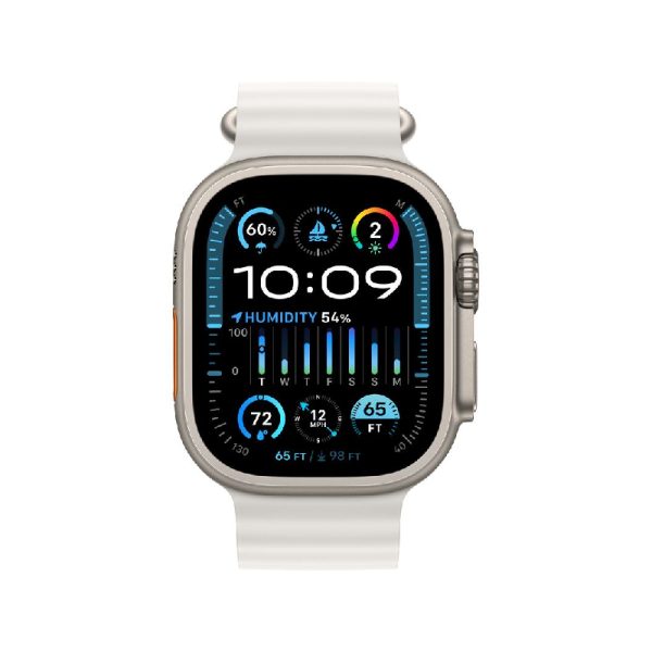 Apple Watch Series Ultra 2 GPS + Cellular 49mm Titanium with White Ocean Band