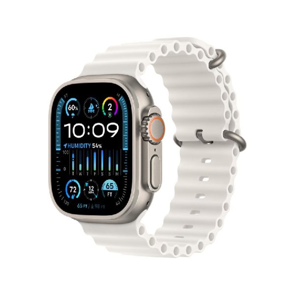 Apple Watch Series Ultra 2 GPS + Cellular 49mm Titanium with White Ocean Band