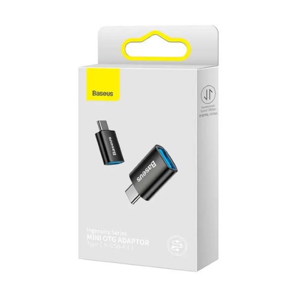 BASEUS Mini OTG adapter USB-C / USB 3.1 Black