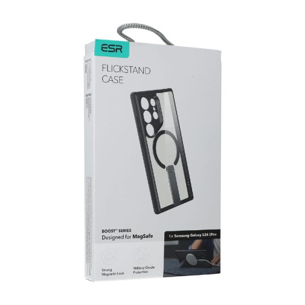 Ovitek ESR Flickstand case za Samsung S24 Ultra - Črna
