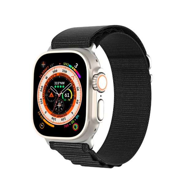 Pašček Dux Ducis za pametno uro Apple Watch 42/44/45/49mm Black