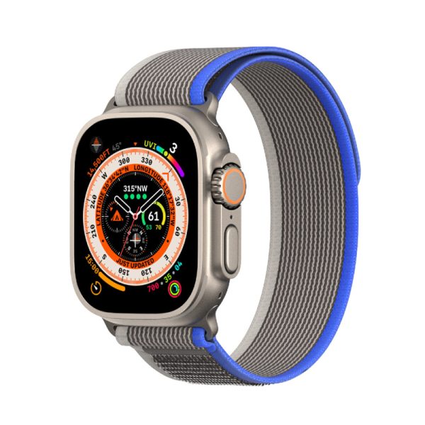 Pašček Dux Ducis za pametno uro Apple Watch 42/44/45/49mm Blue/Grey