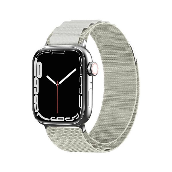 Pašček Strap Alpine za pametno uro Apple Watch 42/44/45/49mm Silver