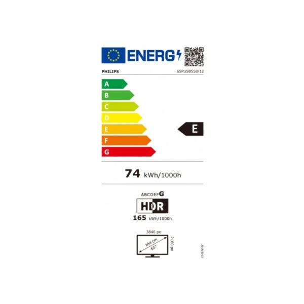 PHILIPS LED TV sprejemnik 164cm 65PUS8558/12