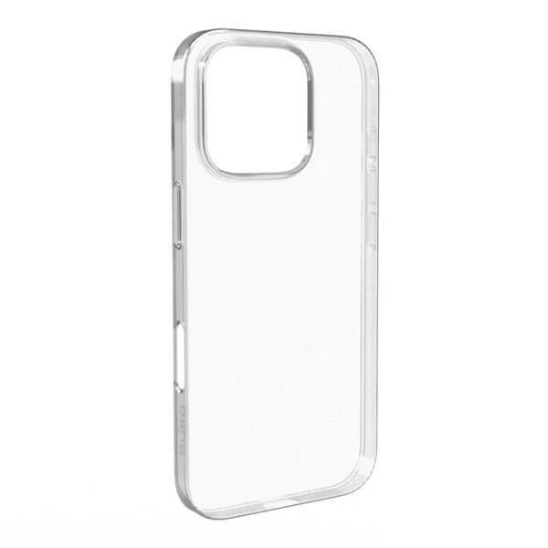 Silikonski ovitek Puro za iPhone 16 Pro Prozoren