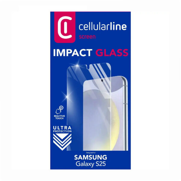 CellularLine Zaščitno steklo za Samsung Galaxy S25