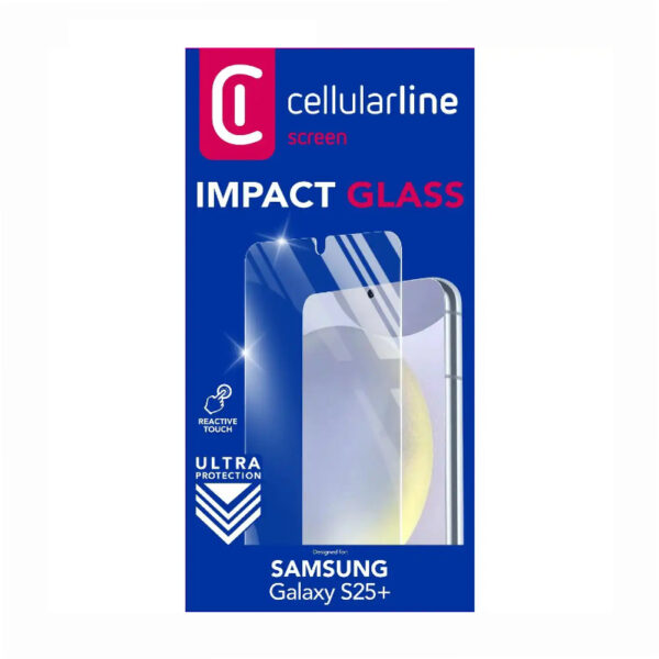 CellularLine Zaščitno steklo za Samsung Galaxy S25+ ( S25 PLUS )