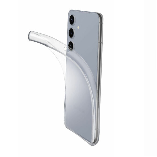 Silikonski ovitek CellularLine FINE za Samsung S25+ ( S25 PLUS ) prozoren