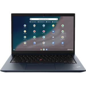 Intel® Core™ i5-1235U   1 3 - 3 3 GHz   10-Core (2C+8C 12T)   Turbo Speed 4 4 GHz  8 GB DDR4 SODIMM  128 GB Onboard  35 6 cm (14 0)  Matiran (AntiGlare  matt)  FHD   1920 x 1080  Intel Iris XE Graphics  HDMI  USB-C  2x USB  backlit_kb  Card reader  bluetooth  Chrome OS