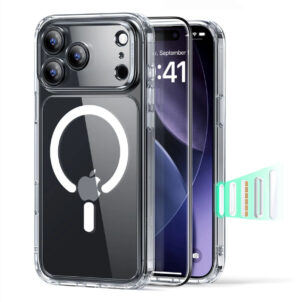 Ovitek ESR z Magsafe + Zaščitno steklo za iPhone 17 Pro Max - Prozoren