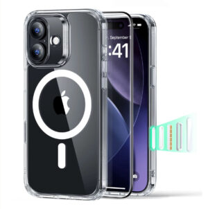 Ovitek ESR z Magsafe + Zaščitno steklo za iPhone 17 - Prozoren