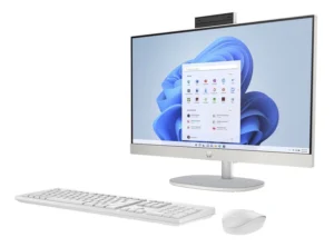 Intel Core i5-1335U (1 3 GHz)  8 GB DDR4-3200  SSD 512 GB M.2 PCIe NVMe  60 45 cm (23 8  ) FHD (1920x1080) UWVA LED  Intel Iris Xe Graphics (IGP)  HDMI  1x USB-C 3.2 Gen1 (5Gbps)  2x USB-A 3.2 Gen1 (5Gbps)  2x USB-A 2.0  Wi-Fi 6  Bluetooth 5.3  Webcam  Wireless Kbd.  Microsoft Windows 11 Home (64-bit)