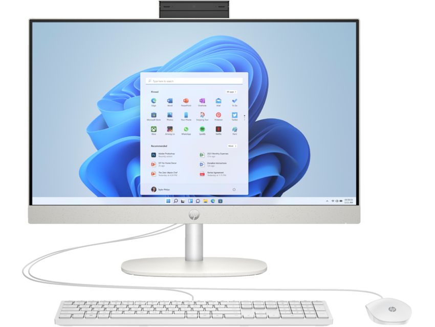 Intel Core i5-1335U (1 3 GHz) 16 GB (2x8GB) DDR4-3200 SSD 512 GB M.2 PCIe NVMe 60 45 cm (23 8 ) FHD (1920x1080) UWVA LED Intel Iris Xe Graphics (IGP) HDMI 1x USB-C 3.2 Gen1 (5Gbps) 2x USB-A 3.2 Gen1 (5Gbps) 2x USB-A 2.0 Wi-Fi Bluetooth Webcam Wired Microsoft Windows 11 Home (64-bit)