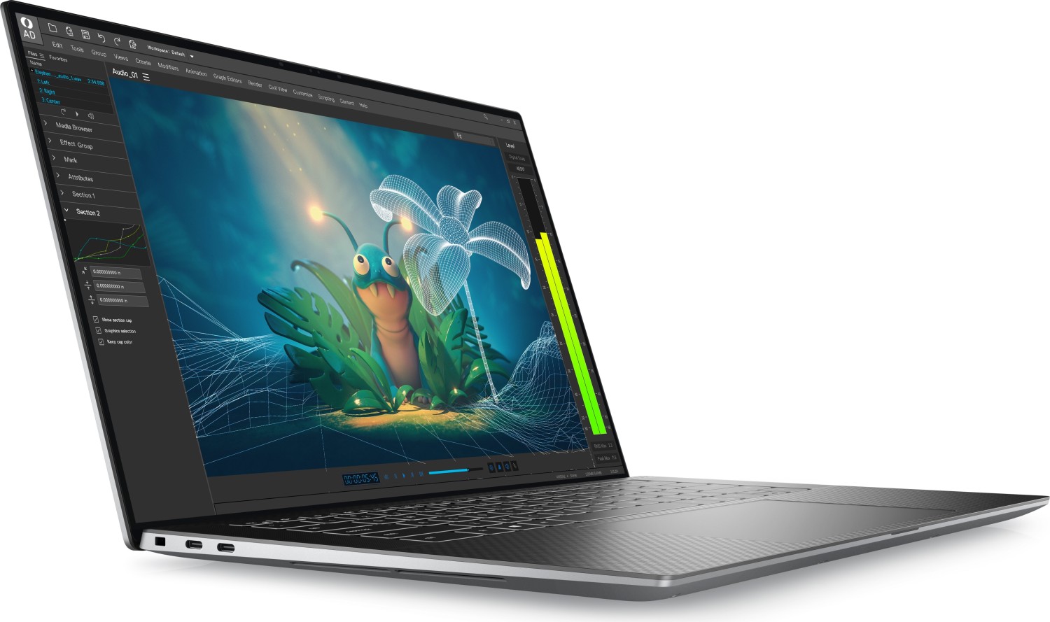 Prenosnik Dell Precision 5570 / i7 / RAM 64 GB / SSD Disk / 15,6″ 4K - slika 3