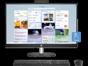 Intel Core Ultra 7 155U (1 7 GHz)  32 GB (2x16GB) DDR5-5600  SSD 1 TB M.2 PCIe NVMe  68 6 cm (27) FHD (1920x1080) Multi-Touch UWVA AG LED  Intel Graphics (IGP)  HDMI  1x USB-C (5Gbps)  2x USB-A 3.2 Gen1 (5Gbps)  2x USB-A 2.0  Wi-Fi 6 (2x2)  Bluetooth 5.3  Webcam  Wireless Kbd.  Microsoft Windows 11 Home (64-bit)
