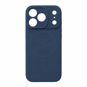 Silikonski ovitek LUXURY z Magsafe za iPhone 17 Pro - temno moder