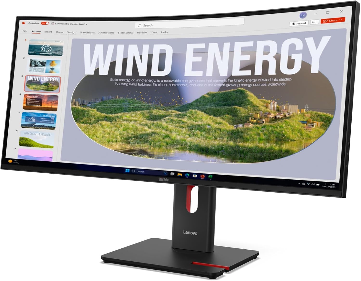 Monitor Lenovo T34WD-40 - slika 2