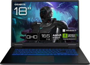 AMD Ryzen 7 260 w  Radeon 780M Graphics   3 8 GHz   Octa-Core (8C 16T)   Turbo Speed 5 1 GHz  32 GB DDR5 SODIMM  1 TB NVMe SSD  45 72 (18)  Matiran (AntiGlare  matt)  WQXGA   2560 x 1600 @165Hz  Nvidia GeForce RTX 5070 Max-Q  HDMI  USB-C  3x USB  Backlit keyboard  bluetooth  Microsoft Windows 11 Home (64-bit)