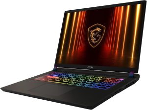 Intel® Core™ Ultra 9 275HX   2 7 GHz   Icositetra-Core (24C 24T)   Turbo Speed 5 4 GHz  32 GB DDR5 SODIMM  2 TB NVMe SSD  43 9 cm (17 3)  Matiran (AntiGlare  matt)  WQXGA   2560 x 1600 @240Hz  NVIDIA GeForce RTX 5070 Ti Laptop GPU 12GB  HDMI  Thunderbolt  2x USB  Backlit keyboard  Card reader  bluetooth  Microsoft Windows 11 Home (64-bit)