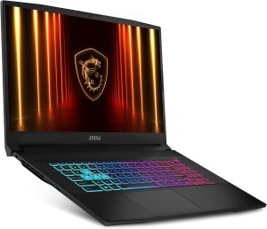 Intel® Core™ i7-14650HX   2 2 GHz   16-Cores (8C+8c 24T)   5 2 GHz TurboBoost  16 GB DDR5 SODIMM  1 TB NVMe SSD  43 9 cm (17 3)  Matiran (AntiGlare  matt)  WQHD   2560 x 1440 @240Hz  Nvidia GeForce RTX 5070 Max-Q  HDMI  3x USB  Backlit keyboard  bluetooth  Microsoft Windows 10 Home (64-bit)