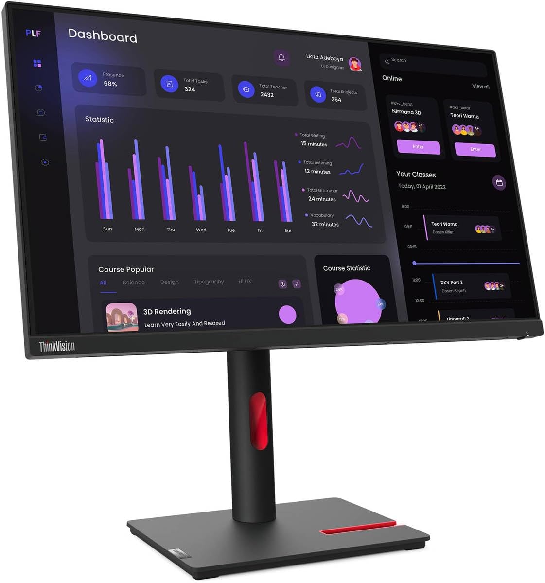Monitor Lenovo T24I-30 - slika 3