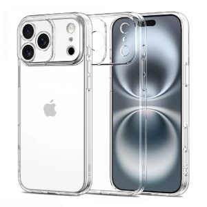 Silikonski ovitek Tech-Protect Flexair Clear za iPhone 17 Pro - Prozoren