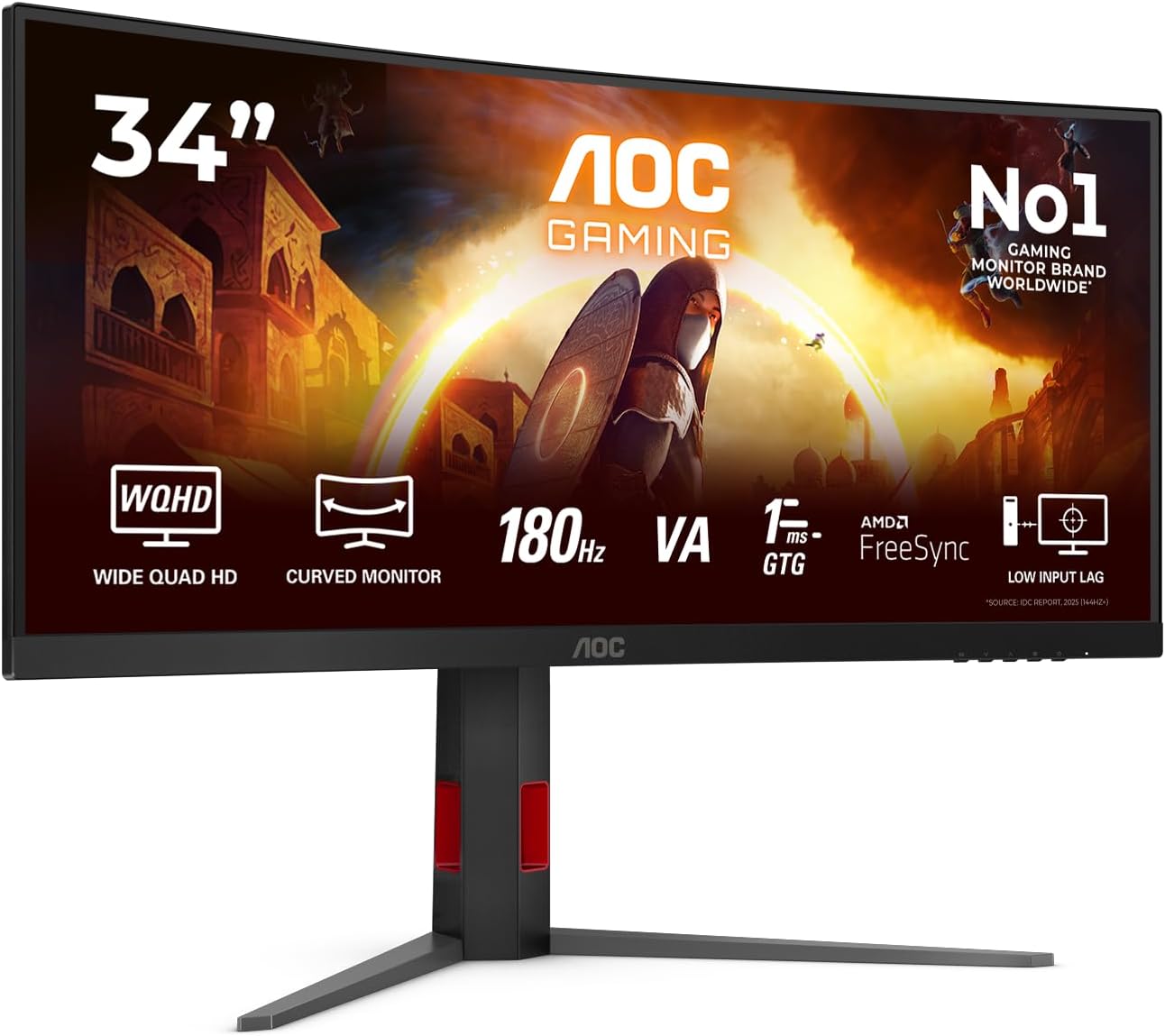 86 36 cm (34) UWQHD 3440 x 1440 180 Hz 1ms 2500:1 80000000:1 300 cd m² 178° 178° Matiran 2x HDMI 1x DisplayPort 1x VGA 1x USB-C 4x USB 1x Audio