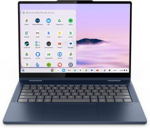 Intel® Core™ 3 N355   Octa-Core (8C 8T)   Turbo Speed 3 9 GHz  8 GB LPDDR5 vgrajen (ONBOARD)  256 GB UFS 2.2  35 6 cm (14 0)  Sijajni (BrightView  gloss)  na dotik  WUXGA   1920 x 1200  Intel® Graphics Media Accelerator  HDMI  USB-C  2x USB  Osvetljena tipkovnica  Čitalec kartic  ChromeOS