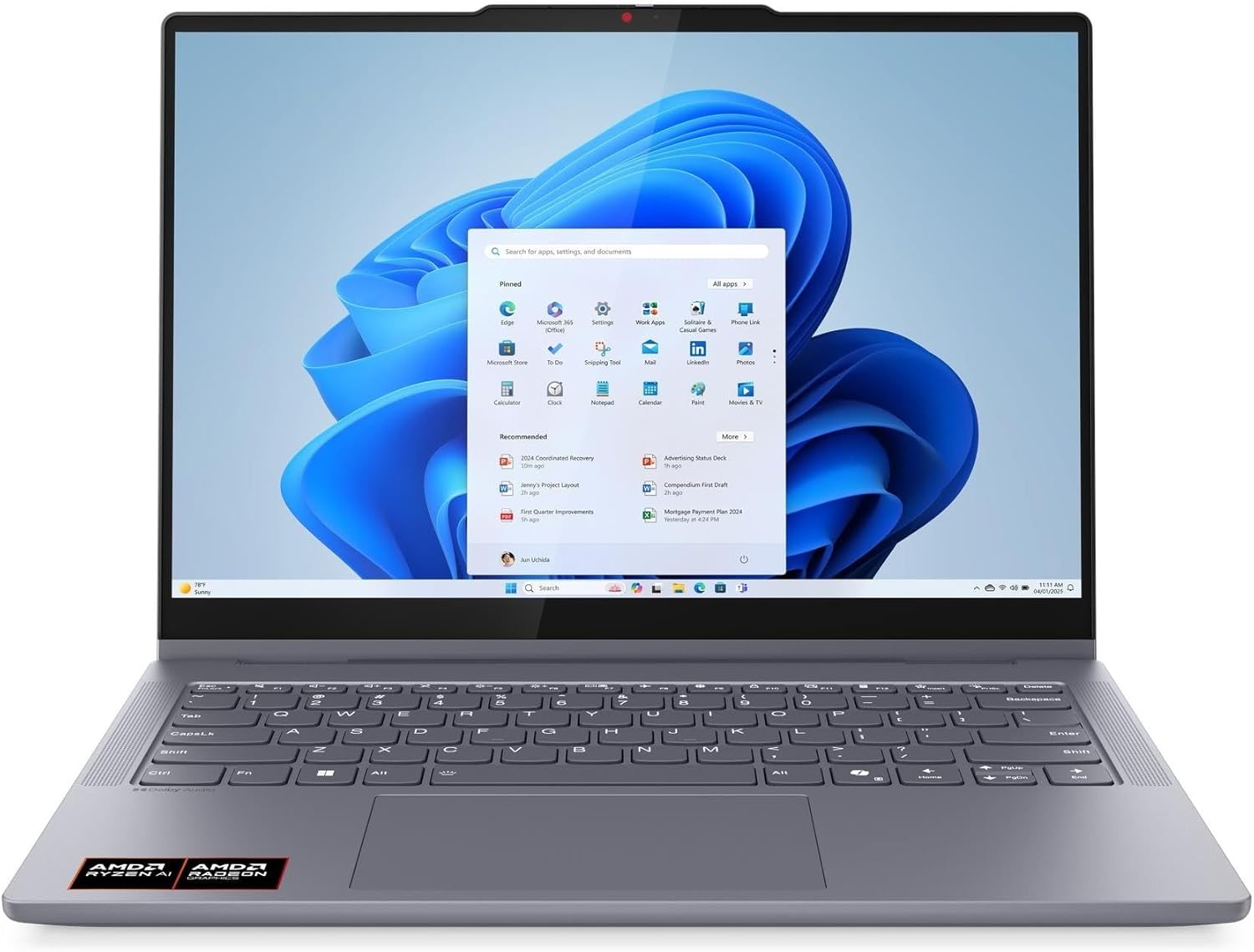 Prenosnik Lenovo IdeaPad 5 2-in-1 14AKP10 / Ryzen 5 / RAM 16 GB / 512GB SSD / 14,0″ WUXGA - slika 2