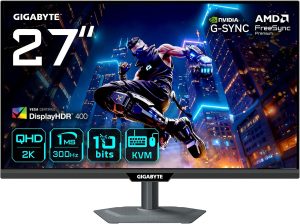 68 58 cm (27)  WQHD   2560 x 1440  300 Hz  1ms  1000:1  400 cd m²  178° 178°  Matiran  2x HDMI  1x DisplayPort  1x DVI  1x VGA  1x USB-C  1x USB-C (video)  2x USB  1x Audio  1x USB-B