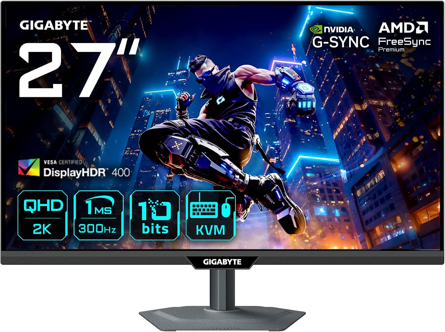 68 58 cm (27) WQHD 2560 x 1440 300 Hz 1ms 1000:1 400 cd m² 178° 178° Matiran 2x HDMI 1x DisplayPort 1x DVI 1x VGA 1x USB-C 1x USB-C (video) 2x USB 1x Audio 1x USB-B