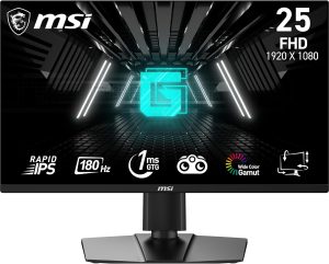 60 96 cm (24)  FHD   1920 x 1080  1ms refresh rate  1000:1  300 cd m2  178°  178°  Matiran  2x HDMI  1x DisplayPort